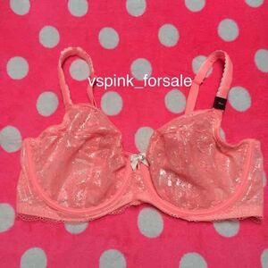 VS 38DD BBV Unlined Lace Demi Bra NWT Body by Victoria